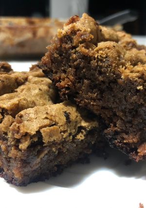 Una foto de Brownies melcochudos de milo