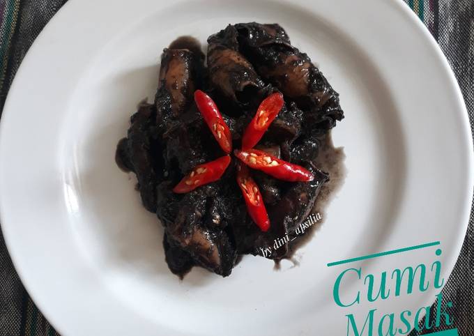 Cumi Masak Hitam Ala Ibu