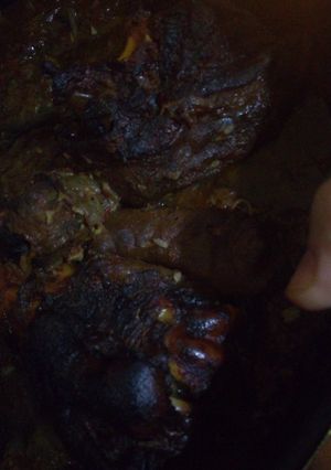 صورة لوصفة طاجن كوارع تحففه 😋
