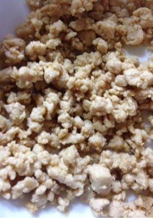 A picture of Soboro (Crumbled) Tofu.