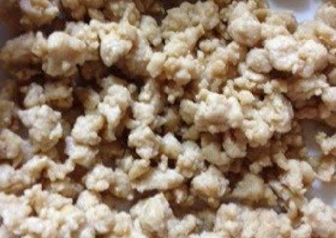 Simple Way to Make Mario Batali Soboro (Crumbled) Tofu