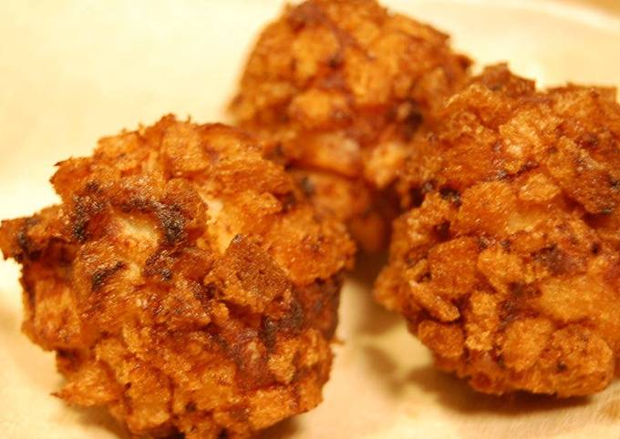 Chicken Meatballs with Crunchy Lotus Root