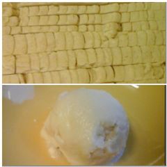 A picture of Cookie dough no egg for ice cream.