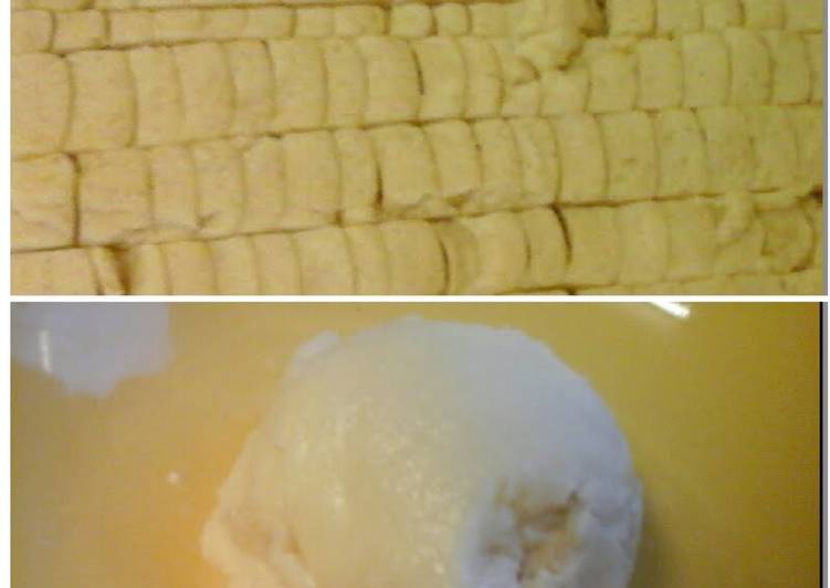 Steps to Prepare Homemade Cookie dough no egg for ice cream
