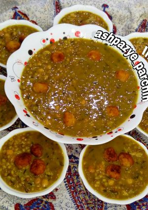 عکسی از دستور آش دندونی سنندج 🌸 دانه کلانه
