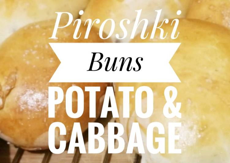 Easiest Way to Prepare Delicious Baked Piroshki Buns- Potato,
Cabbage, & cheese 🥔🥬🧀