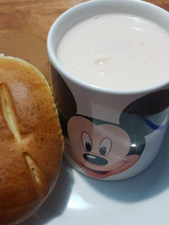 Una foto de Atole de malvaviscos