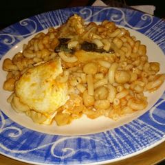 A picture of Pasta with Chickpeas.