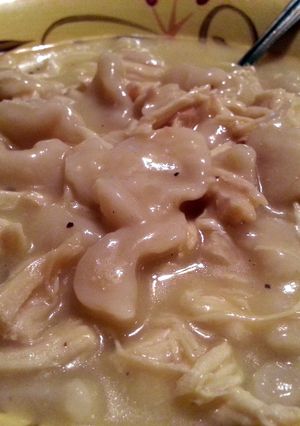 A picture of Chicken & Biscuit Dumplings.