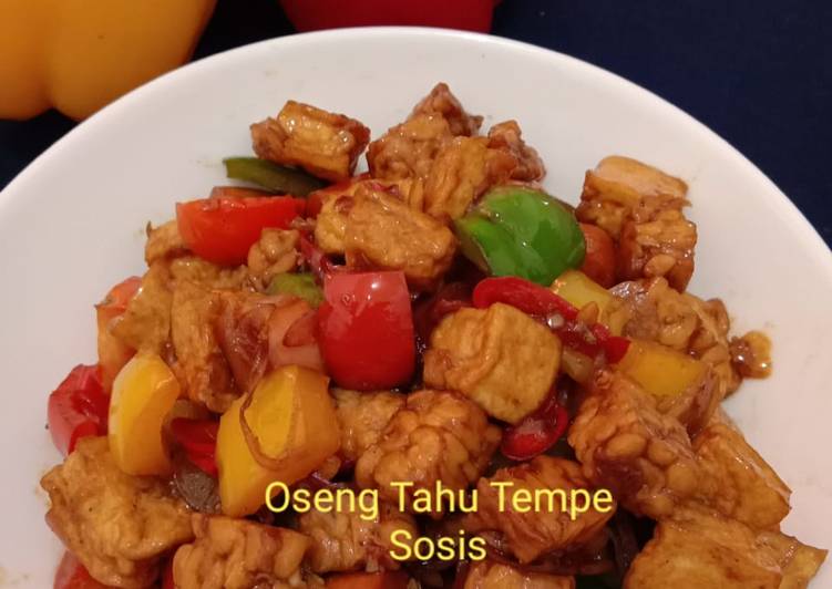 Cara memasak #75 Oseng Tahu Tempe Sosis Anti Gagal