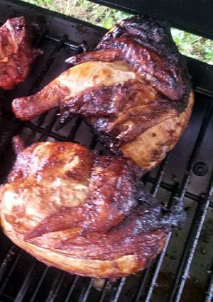 A picture of Vinegar- Butter Grilled Chicken.
