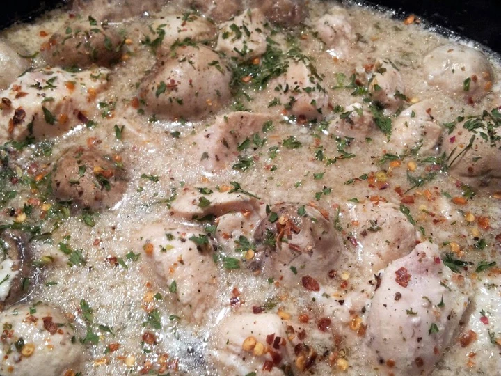 Easy Ways Prepare|Recipe} Ranch Chicken &amp;amp; Mushrooms, Tasty