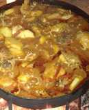 Pollo al disco hecho por Sol