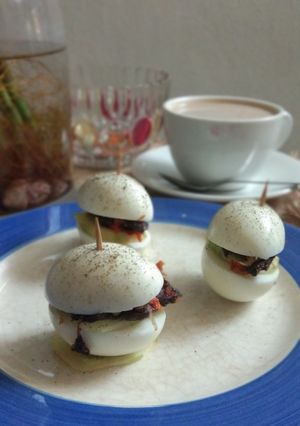 Foto resep Eggs Lung Burger [Real food]