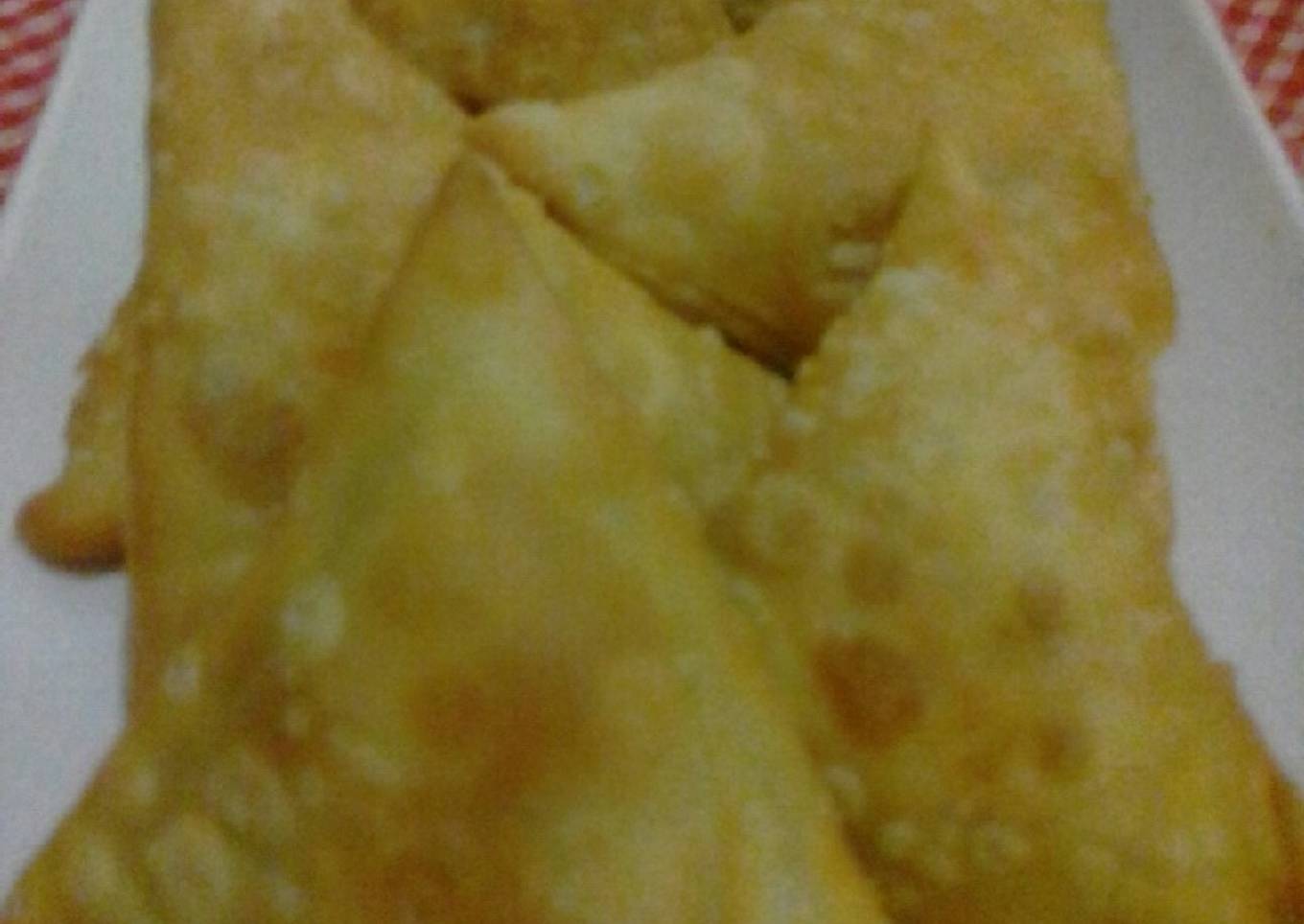 Bagaimana Membuat Samosa kari ayam Anti Gagal