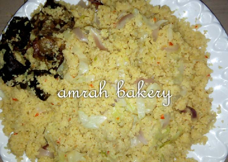 Recipe of Favorite Cuscus with fried meat