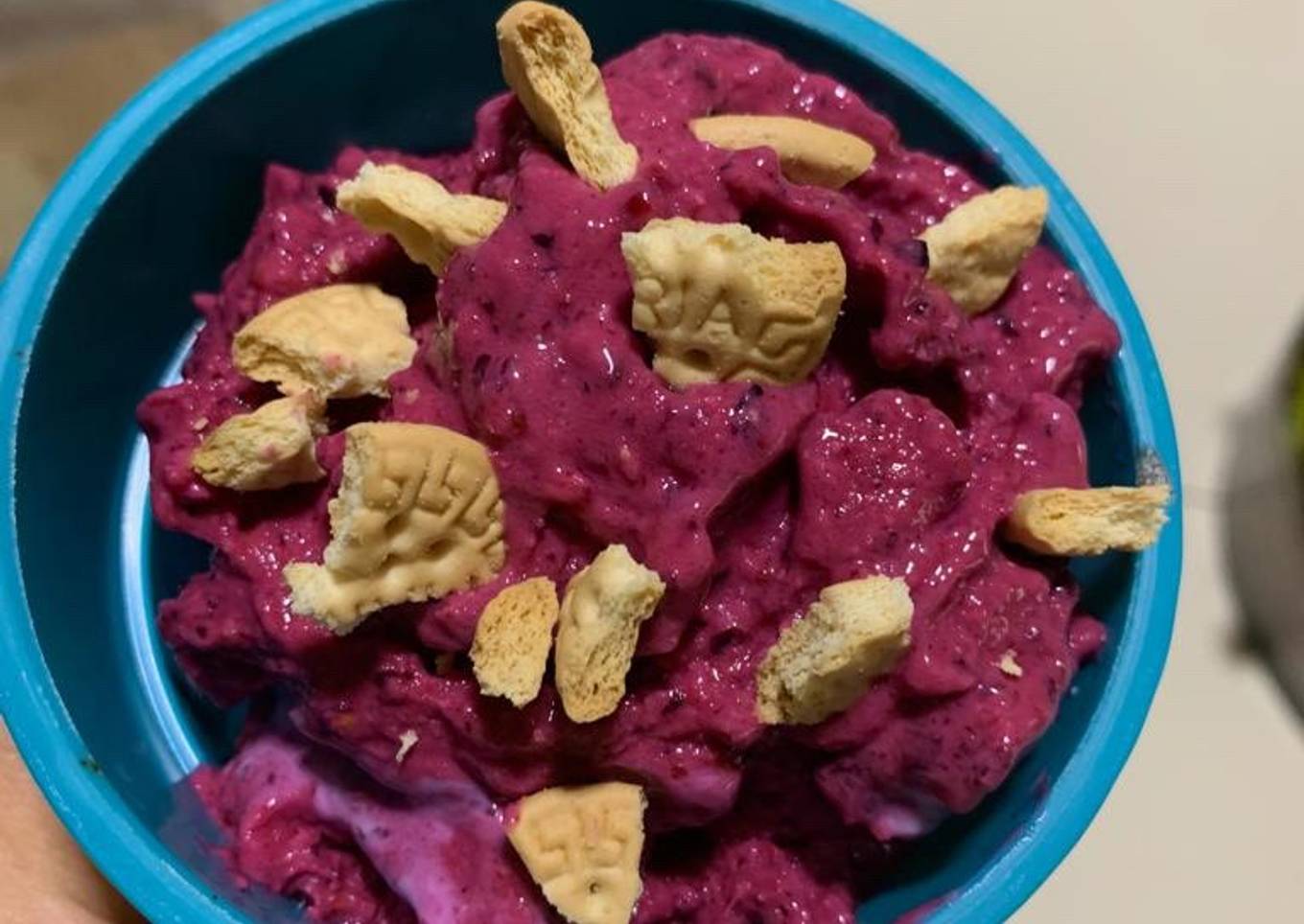 Helado de frutos rojos FIT