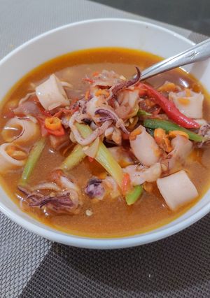 Foto resep Tumis cumi pedas