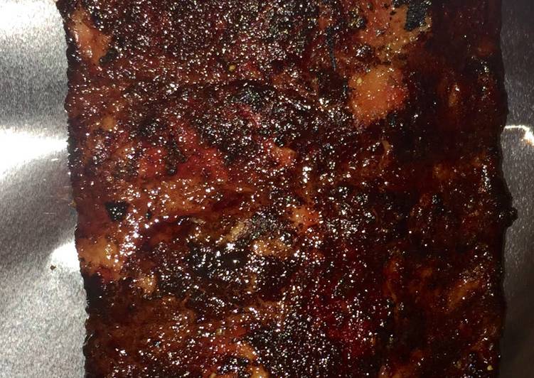 Steps to Prepare Quick Smoked Baby Back Ribs