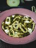 Lorighittas in salsa verde