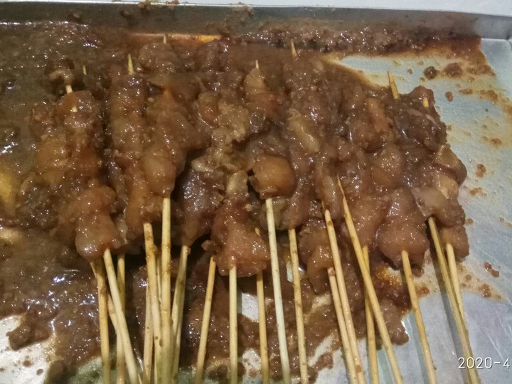 Langkah Mudah untuk Menyiapkan Sate Ayam dengan bumbu kacang yg simpel tapi nyummi, Menggugah Selera