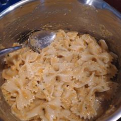 Sneaky Veggie Bowtie Pasta A picture of Sneaky Veggie Bowtie Pasta.
