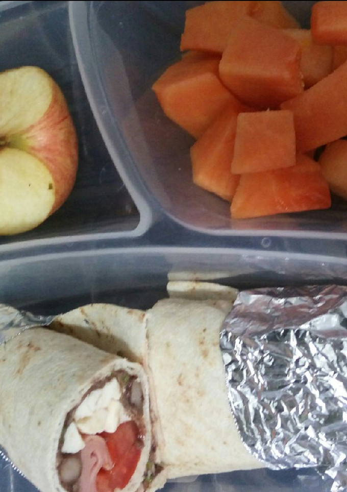 Una foto de Wrap saludable para lunch #healthy #lunch