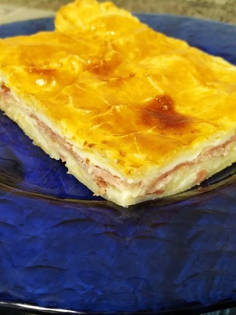 Manera fácil Hacer Empanada de jamón, bacon, queso y bechamel  que Delicioso