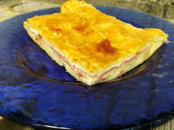 Manera fácil Hacer Empanada de jamón, bacon, queso y bechamel  que Delicioso