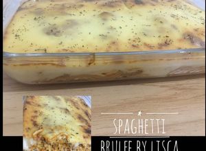 Foto resep Spaghetti brulee (baked spaghetti)