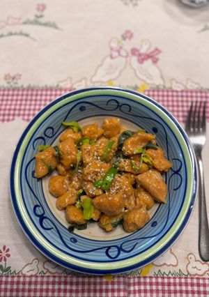 Foto di Gnocchi di patata dolce 🍠spadellati con porro