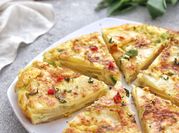 Gambar omelet kentang