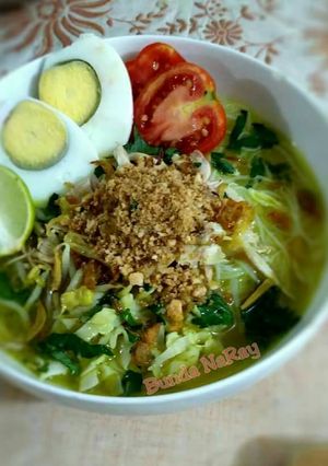 Foto resep Soto Ayam Lamongan dengan bubuk Koya