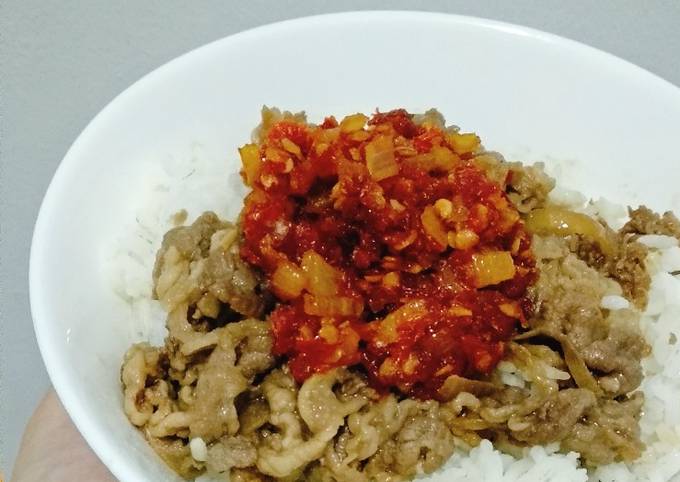 Sambal red hot Chili ala yoshinoya