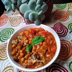 A picture of Thai Eggplant Red Curry.