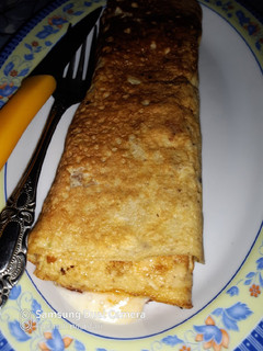عکسی از دستور املت شکم پر
