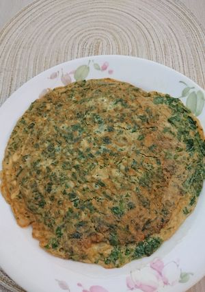 芹菜葉煎蛋 的食譜成品照片