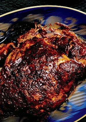 A picture of Mutton Leg (Raan) Roast.