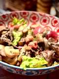 Salade de foies de volaille printanière