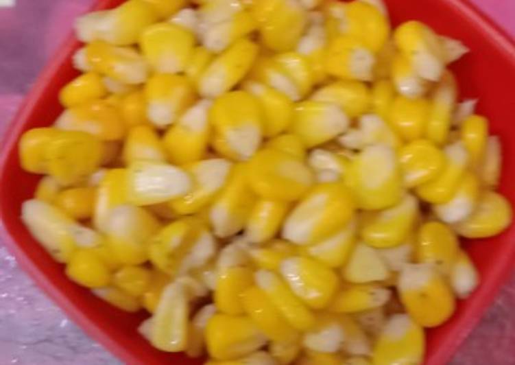 Salted sweet corn