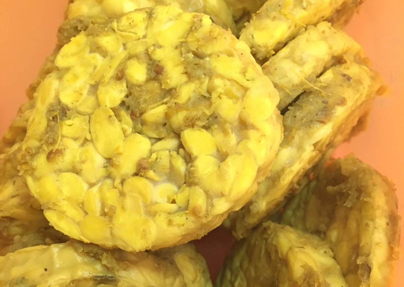 Tempe goreng bumbu kuning