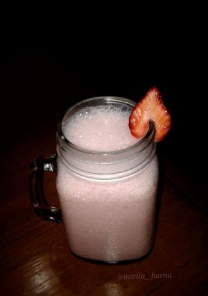 Foto resep Strawberry Smoothie