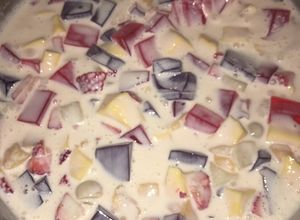Una foto de Ensalada de gelatina