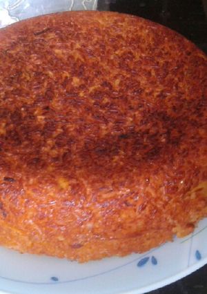 عکسی از دستور کته سیبزمینی سریع
