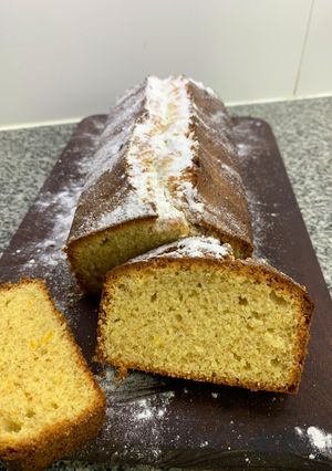 Una foto de Budín semi-integral de naranja y especias