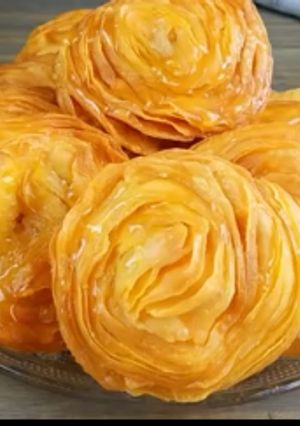 صورة لوصفة بنت الشيخ الذهبية بالكاسترد
