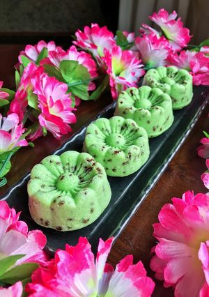 Foto resep Bolu Kukus Pandan Meses