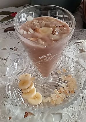 Une photo de Smoothie Pomme-Banane : Fraîcheur et Énergie