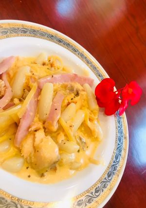 Hình của món Yopokki x Pasta 2in1.