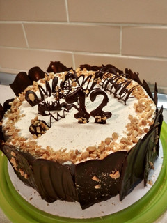 Snickers torta recept fotója